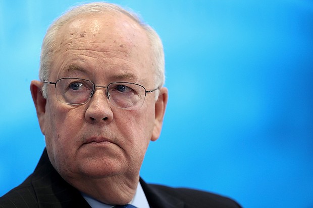 Former Independent Counsel Ken Starr answers questions during a discussion held at the American Enterprise Institute September 18, 2018, in Washington, DC. Starr, a former US solicitor general who gained worldwide fame in the 1990s as the independent counsel who doggedly investigated then-President Bill Clinton during a series of political scandals, has died. He was 76.
Mandatory Credit:	Win McNamee/Getty Images
