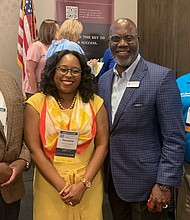 Administrator of Records Adrian Davis, Clerk Teneshia Hudspeth, Chief Deputy Michael Winn and Director of Security Mark Combs at the CDCAT Fall Conference in College Station