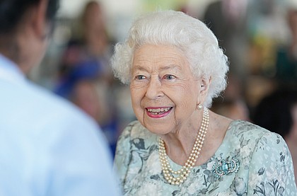 Queen Elizabeth II at the opening of a new building at the Thames Hospice in Maidenhead, United Kingdom on July 15, 2022.