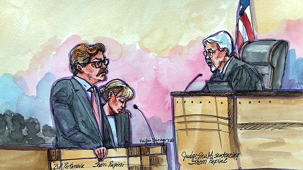 Sherri Papini, the Northern California mother who admitted to faking her own kidnapping in 2016 was sentenced to 18 months in prison on September 19.
Mandatory Credit:	Vicki Behringer