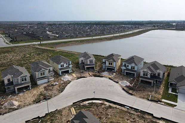 Home building bounced back a bit in August even though demand for new homes among buyers had started to cool off and the cost of building supplies remained high.
Mandatory Credit:	Mark Felix/Bloomberg/Getty Images