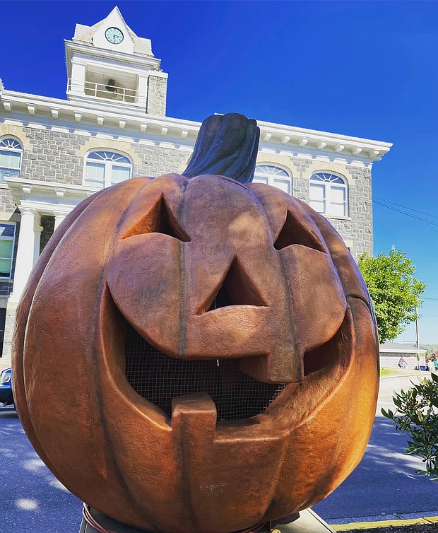 Giant Pumpkin in the Spirit of Halloween Town