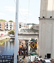 The RVA Street Art Festival celebrated its 10th anniversary at The Power Plant Building along the Haxall Canal in Downtown Richmond Sept. 16-18. Muralists worked throughout the three days as festival-goers admired their process and progress.