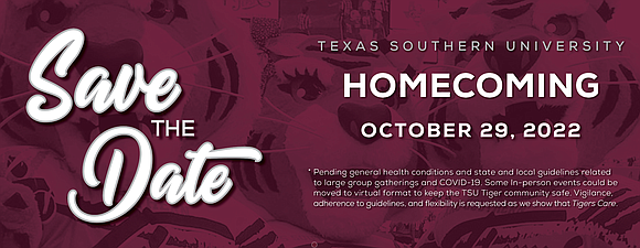 Texas Southern University will host a week of Homecoming 2022 activities beginning October 23.