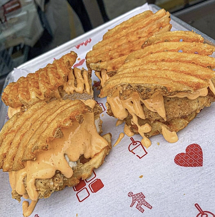 The Waffle Bus - Giving the french fry new purpose as a bun