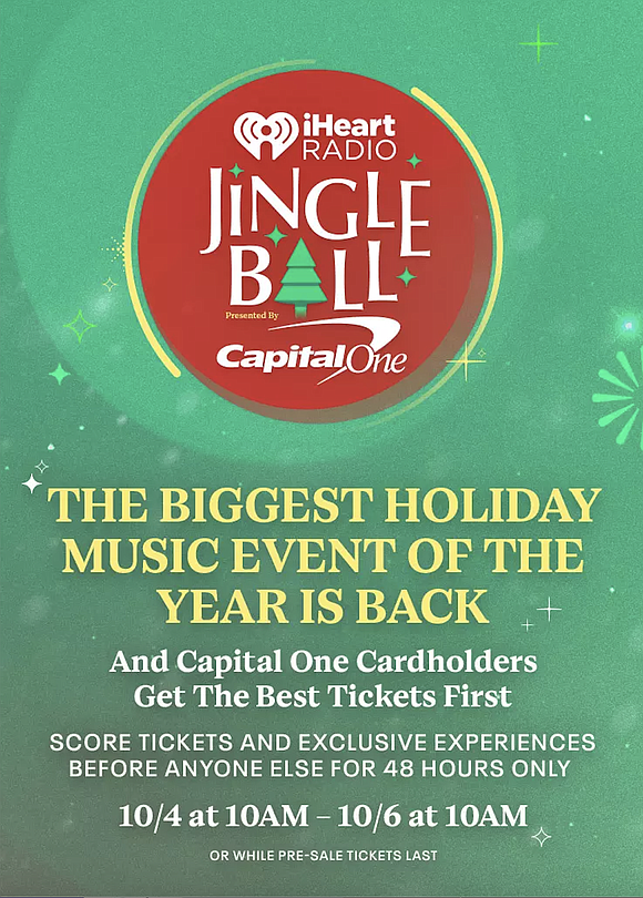 “The iHeartRadio Jingle Ball Tour Presented by Capital One” Will Broadcast on December 17 as an Exclusive Network Television Special …