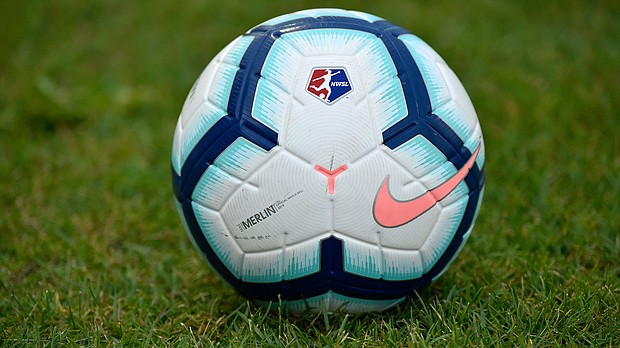 A soccer ball is seen during a National Women's Soccer League game in June 2019 in Boyds, Maryland. Players are angry and want immediate changes following an investigation that found misconduct within women's professional soccer in the United States.
Mandatory Credit:	Randy Litzinger/Icon Sportswire via Getty Images