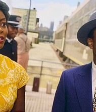 Honorary Members of Zeta Phi Beta Sorority, Inc. Samia Yaba Christina Nkrumah and Dawnn Lewis