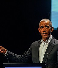 Barack Obama speaks at the Copenhagen Democracy Summit on June 10, in Copenhagen, Denmark. Democrats won't get as much Obama as they want in the midterms.
Mandatory Credit:	Ole Jensen/Getty Images