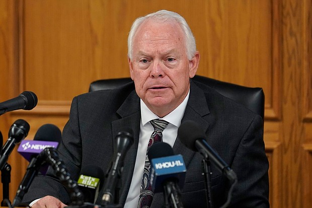 Hal Harrell, superintendent of the Uvalde Consolidated Independent School District, announced his retirement Monday.
Mandatory Credit:	Eric Gay/AP