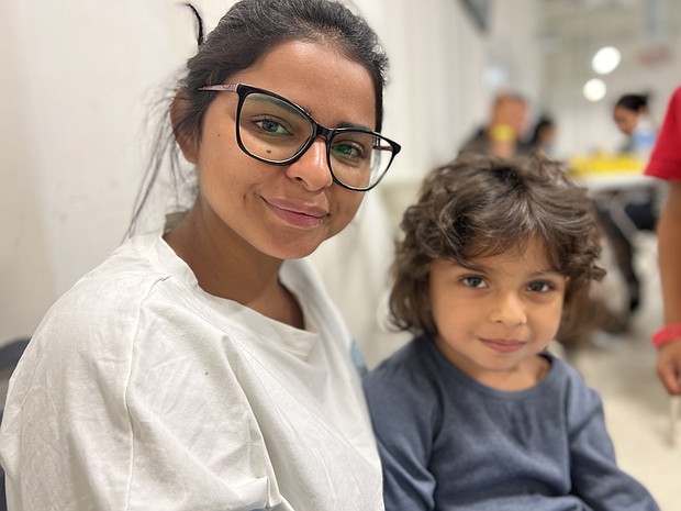 Yensel Castro fled Nicaragua with her 4-year-old daughter Camila. Castro says she's now "in a very complicated situation."
Mandatory Credit:	Rosa Flores/CNN