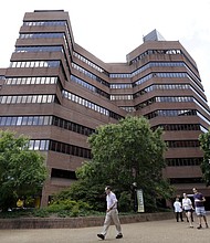 Vanderbilt University Medical Center in Nashville is pictured on July 16, 2013. Vanderbilt University Medical Center's transgender clinic in Nashville has paused gender affirming surgeries for patients under the age of 18, a top executive at the center told a Tennessee lawmaker Friday.
Mandatory Credit:	Mark Humphrey/AP