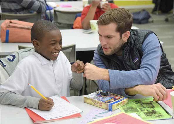 Chicago Lights’ Tutoring Program began in 1964. Students begin the program in first grade and go through ninth grade. PHOTO PROVIDED BY CHICAGO LIGHTS.