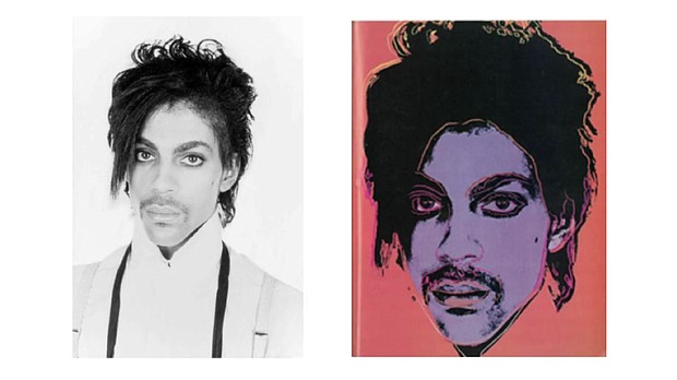 The Supreme Court will consider Wednesday whether the late Andy Warhol infringed on a photographer's copyright when he created a series of silkscreens of the musician Prince.
Mandatory Credit: Supreme Court