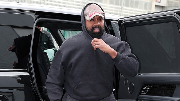 Kanye West, pictured here on October 02 in Villepinte, France, will no longer appear in an upcoming episode of "The Shop."
Mandatory Credit: Jacopo M. Raule/Getty Images
