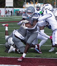 VUU’s Jada Byers scores a touchdown Oct. 8 in the Panthers’ win against Elizabeth City State.