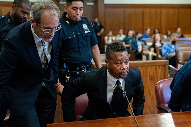 Cuba Gooding Jr. in court on Thursday.
Mandatory Credit:	David Dee Delgado/Getty Images