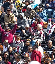 Virginia Union University celebrated homecoming in grand style Oct. 8 at Lanier Field/Hovey Stadium. The Panthers football team continued its winning streak, beating Elizabeth City State 49-0, while the band, cheerleaders and camera-ready alumni kept the crowd of nearly 8,000 moving amid sunny skies and warm smiles.