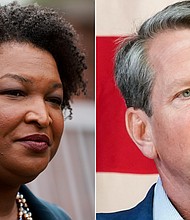 Stacey Abrams and Brian Kemp
Mandatory Credit:	Getty Images/AP