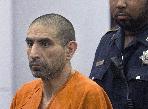 Robert Solis is convicted in the 2019 death of Sandeep Dhaliwal.
Mandatory Credit:	Yi-Chin Lee/AP