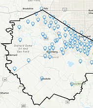 Polling locations in Fort Bend County