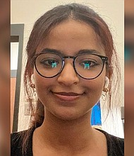 Misrach Ewunetie, 20, was last seen around 3 a.m. Friday, October 14.
Mandatory Credit: Princeton University