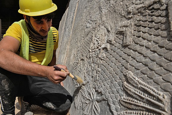 Archaeologists in northern Iraq have uncovered some extraordinary Assyrian rock carvings dating back around 2,700 years.