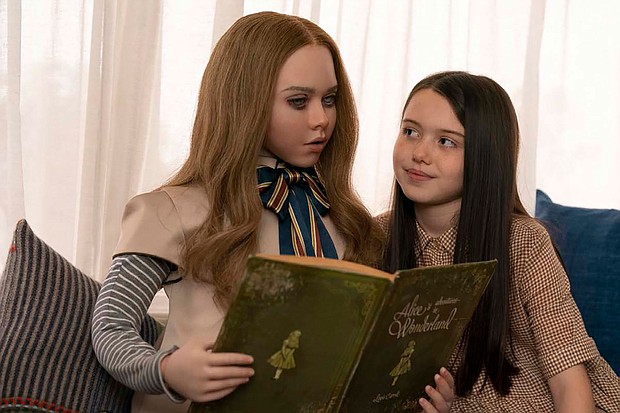 In 'M3GAN,' Cady (Violet McGraw, right) is gifted a hi-tech new friend.
Mandatory Credit: Universal Pictures