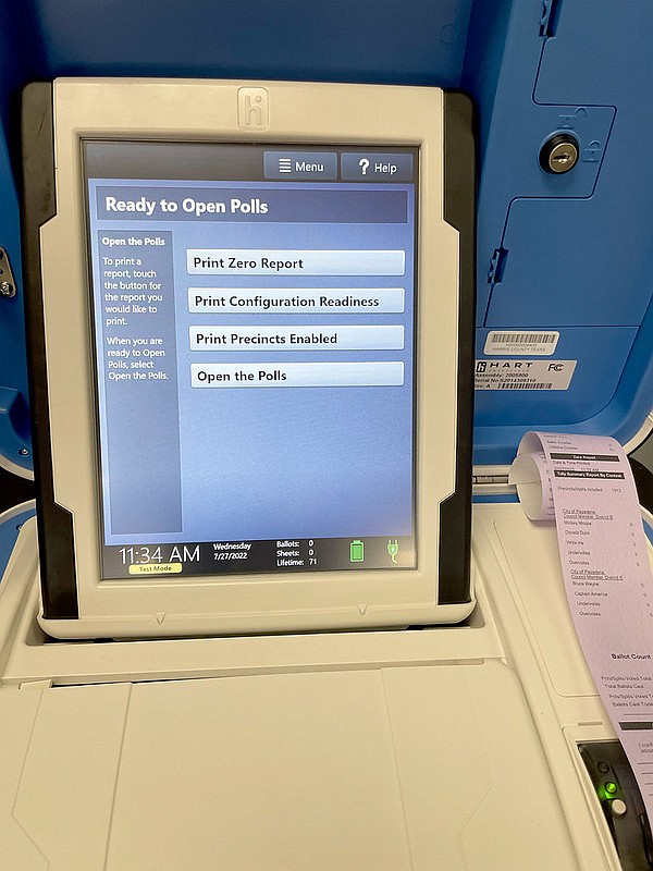 Equipment is ready to use