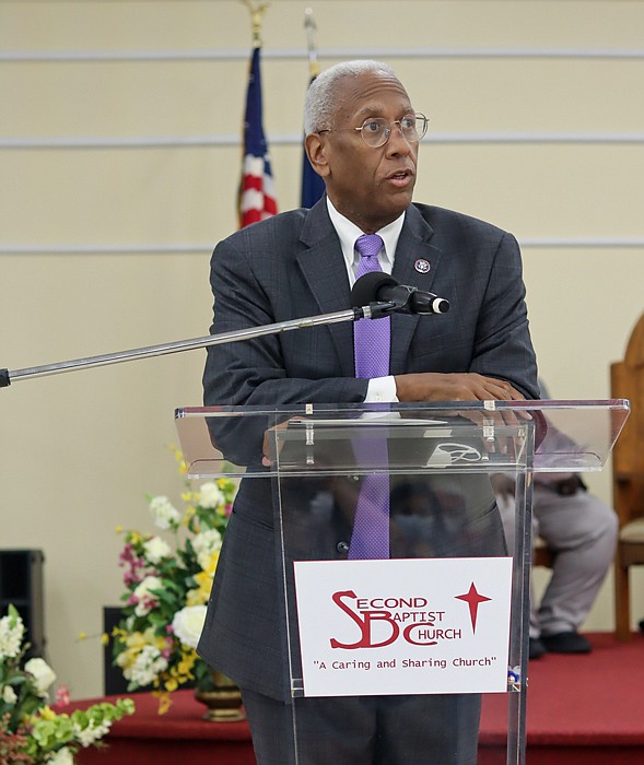 U.S. Rep. A. Donald McEachin, who last year provided nearly $1million in funding for the RVA Gun Violence Prevention Framework, voiced his own support for ending gun violence earlier this week at Second Baptist Church in South Richmond.