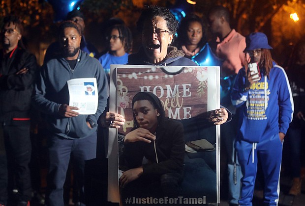 In expressing their pain and sorrow, Tamel’s family and loved ones, including his stepmother, Daytoria Durant, asked why this unspeakable act of violence happened to their son, grandson, nephew, friend and classmate. The family hopes to raise money to transport Tamel’s body back to New York for his funeral services.