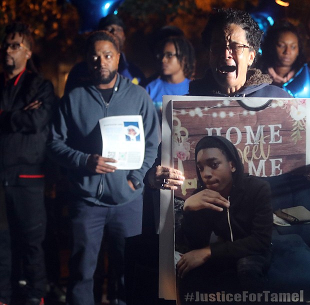 In expressing their pain and sorrow, Tamel’s family and loved ones, including his stepmother, Daytoria Durant, asked why this unspeakable act of violence happened to their son, grandson, nephew, friend and classmate. The family hopes to raise money to transport Tamel’s body back to New York for his funeral services.