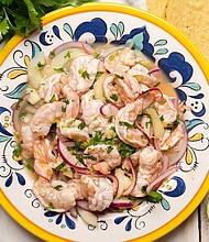 A relative of ceviche, this Mexican dish traditionally gets its fire from chiltepín peppers.
Mandatory Credit:	Guajillo studio/Adobe Stock