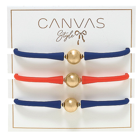 Whether you’re cheering on The Astros or The Phillies, there’s a Canvas Style Bali Bracelet stack for you. Available in …
