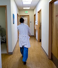 Travel time to abortion facilities grew significantly after the Supreme Court overturned Roe v. Wade. Pictured is an abortion medical facility in Albuquerque, New Mexico, on June 21.
Mandatory Credit:	Gina Ferazzi/Los Angeles Times/Getty Images