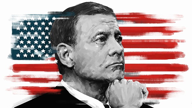John Roberts shows he still has a grip on the Supreme Court.
Mandatory Credit: CNN Illustration/Ken Fowler