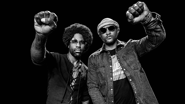 Ramses Ja, left, and Quinton Ward, right, are the hosts of Civic Cipher, a weekly radio show dedicated to empower Black and Brown voices.
Mandatory Credit:	Eric LaRokk/Civic Cipher