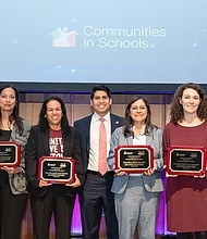 Bill Miliken, Blanca Avila, Lisa Descant, Shubhra Endley, Cindy Cattin, Rey Saldaña, Jessica Weaver, Kaitlin Tollison, Chris Douglas, Karen Gonzalez, Sharon Vigil
Photo credit: Courtesy of Communities In Schools of Houston.