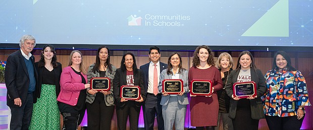 Bill Miliken, Blanca Avila, Lisa Descant, Shubhra Endley, Cindy Cattin, Rey Saldaña, Jessica Weaver, Kaitlin Tollison, Chris Douglas, Karen Gonzalez, Sharon Vigil
Photo credit: Courtesy of Communities In Schools of Houston.