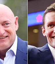 Democratic Sen. Mark Kelly's ability to hold off late momentum from GOP nominee Blake Masters will be key to Democrats' hopes of defending their narrow Senate majority.
Mandatory Credit: Reuters, Getty Images