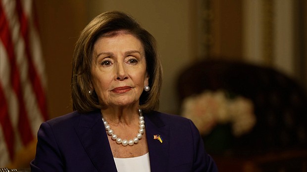 House Speaker Nancy Pelosi revealed how she got the news that her husband, Paul, had been attacked, telling CNN's Anderson Cooper that she was "very scared" when there was a knock on the door from Capitol Police.
Mandatory Credit:	CNN