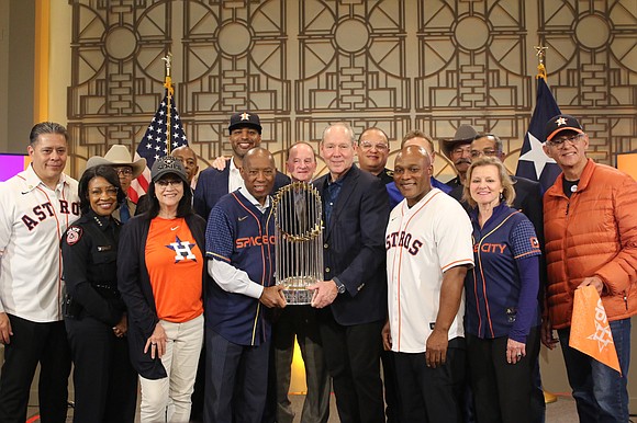 Mayor Sylvester Turner invites Astros fans to celebrate the 2022 World Series Champions at a victory parade Monday at noon.