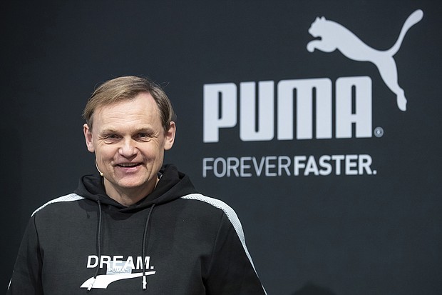 Norwegian Bjørn Gulden, pictured here in Germany in 2020, will become CEO of Adidas on January 1, 2023, the German sportswear brand said in a statement on November 8.
Mandatory Credit: Daniel Karmann/dpa/AP