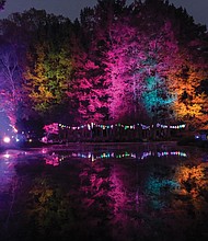 Maymont’s 5th Annual Garden Glow, which ended Nov. 6, featured dramatic lighting that transformed the historic park’s architecture and gardens into an unforgettable experience for the whole community