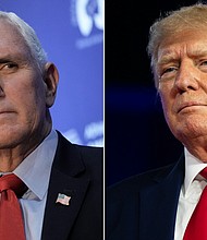 Former Vice President Mike Pence details in a new book his fracture with Donald Trump over his refusal to overturn the 2020 election.
Mandatory Credit:	Getty Images