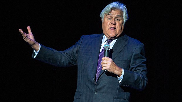 Jay Leno, here in 2019, is recovering from burn injuries.
Mandatory Credit:	Reinhold Matay/AP