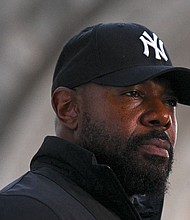 Director Antoine Fuqua, seen here posing during a photocall on the set of the film "Equalizer 3" on October 19, directed Will Smith in the soon-to-be-released film "Emancipation."
Mandatory Credit:	Tiziana Fabi/AFP/Getty Images