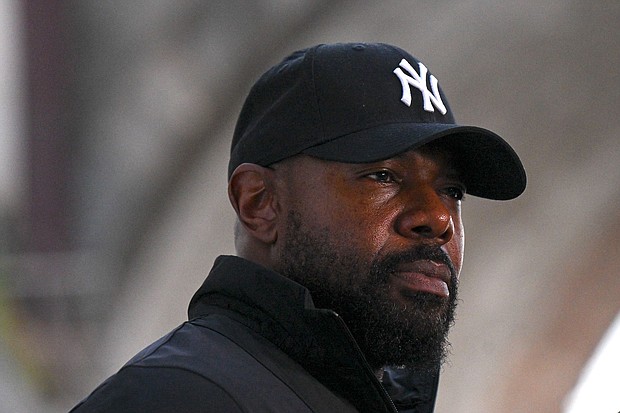 Director Antoine Fuqua, seen here posing during a photocall on the set of the film "Equalizer 3" on October 19, directed Will Smith in the soon-to-be-released film "Emancipation."
Mandatory Credit:	Tiziana Fabi/AFP/Getty Images