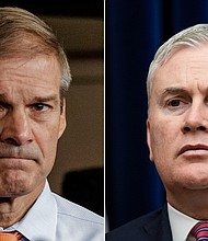 Reps. Jim Jordan of Ohio and James Comer of Kentucky are likely to lead much of the investigations under a GOP-controlled House.
Mandatory Credit:	Getty Images