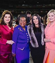 Laura Ward, Congresswoman Sheila Jackson Lee, Rachel Bagwell, Whitney Crane